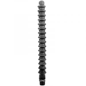 ALL BLACK - MEGA RIPPLE DUCHA ANAL SILICONA 28.5 CM