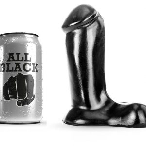 ALL BLACK - DILDO REALÍSTICO 14 CM