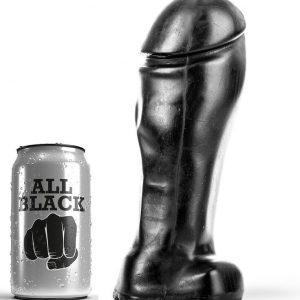 ALL BLACK - DONG 22 CM PUNTA ANCHA