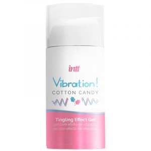 INTT - POTENTE ESTIMULANTE ÍNTIMO GEL VIBRADOR LIQUIDO ALGODÓN DE AZÚCAR 15 ML