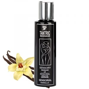 EROS-ART - ACEITE MASAJE TÁNTRICO NATURAL Y AFRODISÍACO VAINILLA 100 ML