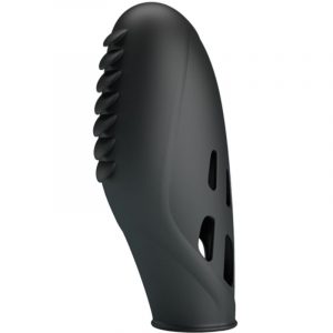 PRETTY LOVE - GILO VIBRADOR DE DEDO SILICONA NEGRO