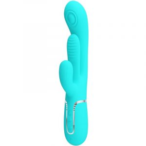 PRETTY LOVE - SHANIA TRIPLE VIBRADOR RABBIT MULTIFUNCIÓN 3 EN 1