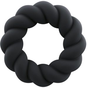 ROCKS- OFF - TWIST ANILLO MASTURBADOR SILICONA NEGRO