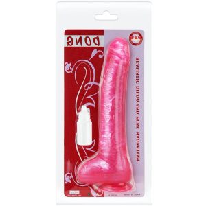 BAILE - DONG DILDO REALÍSTICO ROSA CON VENTOSA