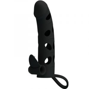 PRETTY LOVE - FUNDA SILICONA CON VIBRACIÓN 15.2 CM