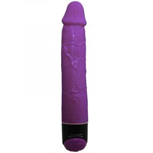 BAILE - COLORFUL SEX VIBRADOR REALÍSTICO LILA 23 CM