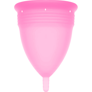 STERCUP - COPA MENSTRUAL FDA SILICONA ROSA - TALLA S