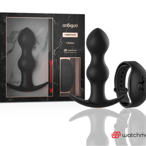 ANBIGUO - WATCHME CONTROL REMOTO PLUG VIBRADOR ANAL TIBERIO