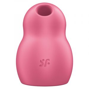 SATISFYER - PRO TO GO 1 ESTIMULADOR Y VIBRADOR DOBLE ROJO