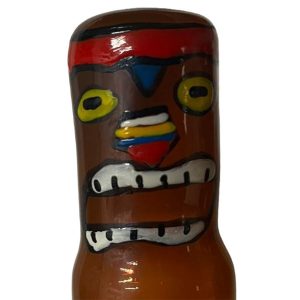 CONDOMERIE - PRESERVATIVO DECORATIVO PINTADO A MANO TOTEM TIKI-HAWAII-03