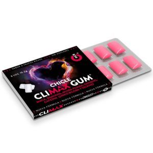 WUG Climax ? 1 X 8 UDS | Chicle funcional con Maca, Damiana y Ginseng para potenciar el deseo y la vitalidad íntima