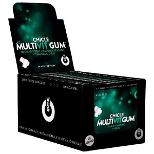 WUG Multivit Gum ? DISPLAY 12 X 8 UDS | El chicle funcional que refuerza tus defensas cada día