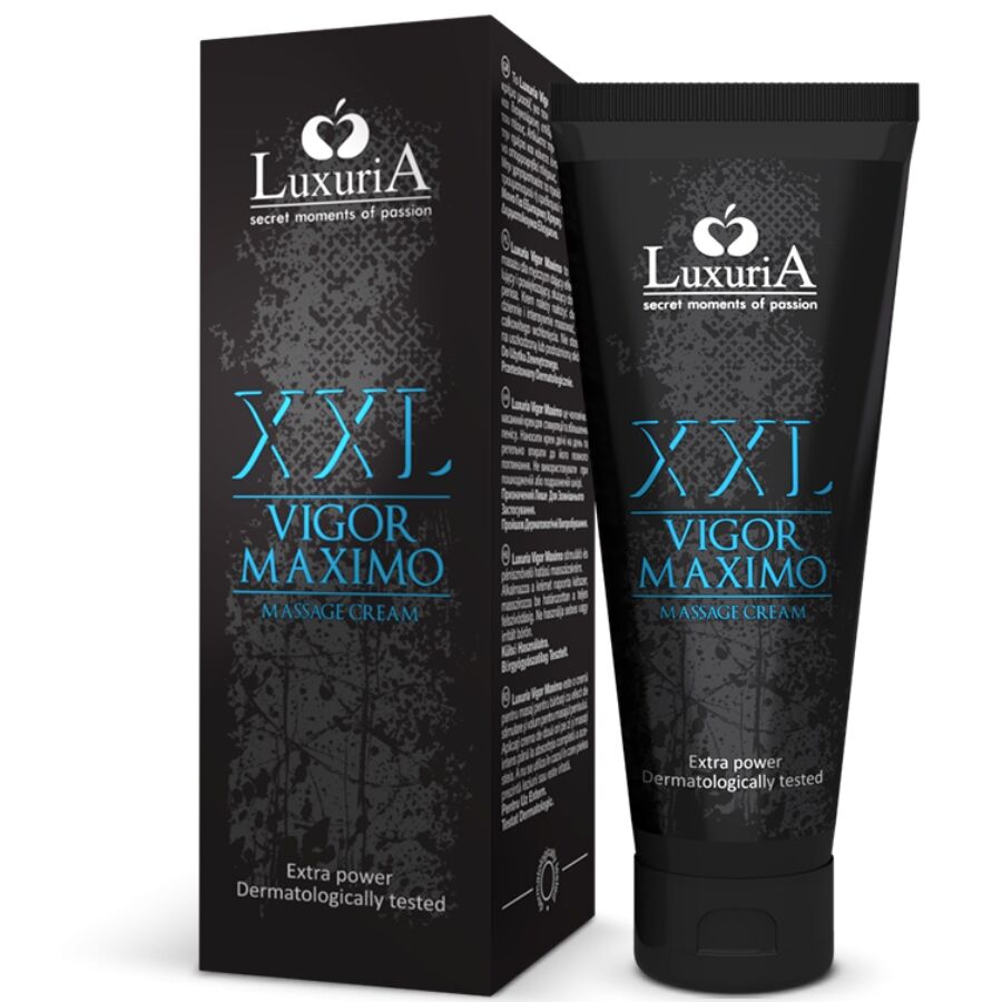 INTIMATELINE LUXURIA - XXL VIGOR MÁXIMO CREMA MASAJE VOLUMINIZADORA 75 ML